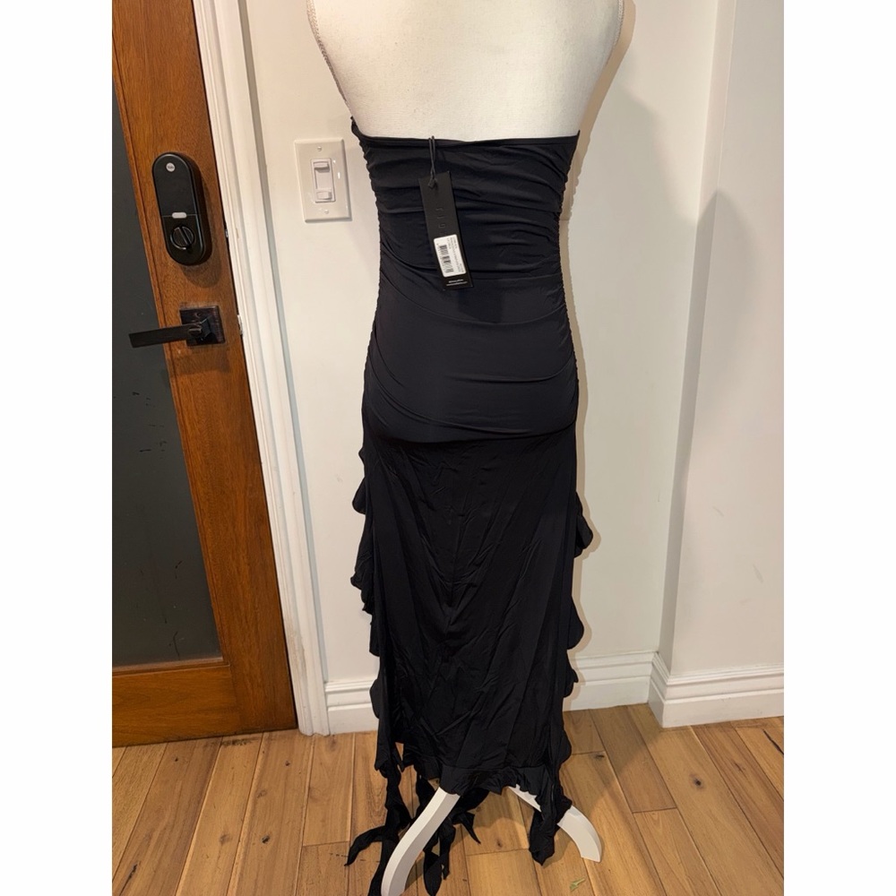 LIONESS RENDEZVOUS STRAPLESS DRESS BLACK - Picture 4 of 5
